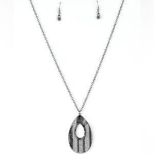Stop, TEARDROP, and Roll - Multi Necklace and Earrings Set